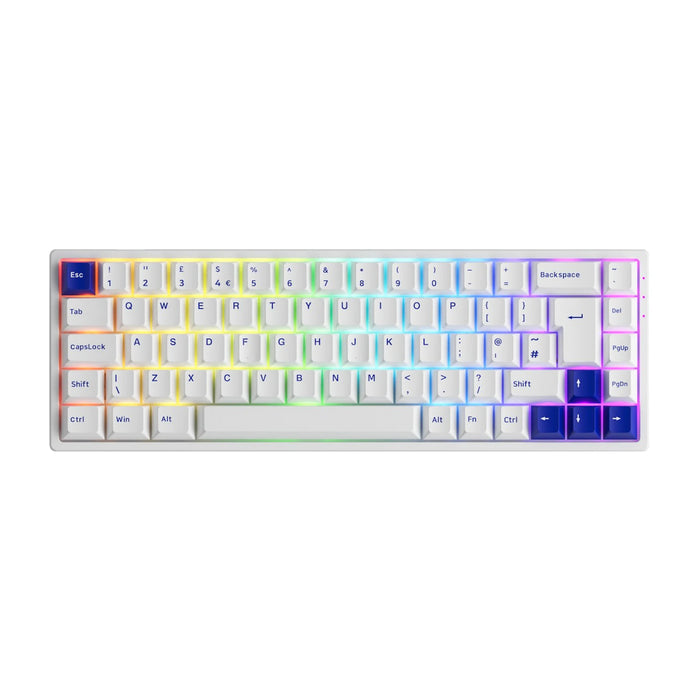 Akko 3068B Plus White&Blue RGB 65% ISO UK CS Jelly Pink — Computer