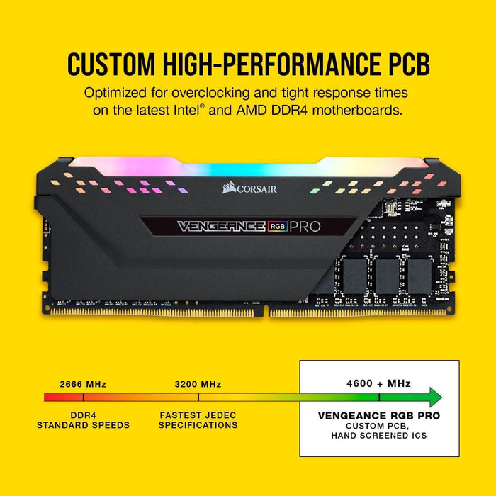 16GB DDR4 3600MHZ CORSAIR VENGEANCE RGB PRO