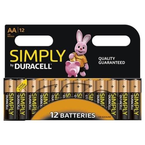 DURACELL SIMPLY AA 12 PACK