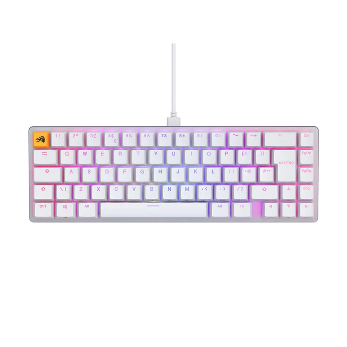 Glorious GMMK 2 65% RGB ISO UK Glorious Fox White Keyboard