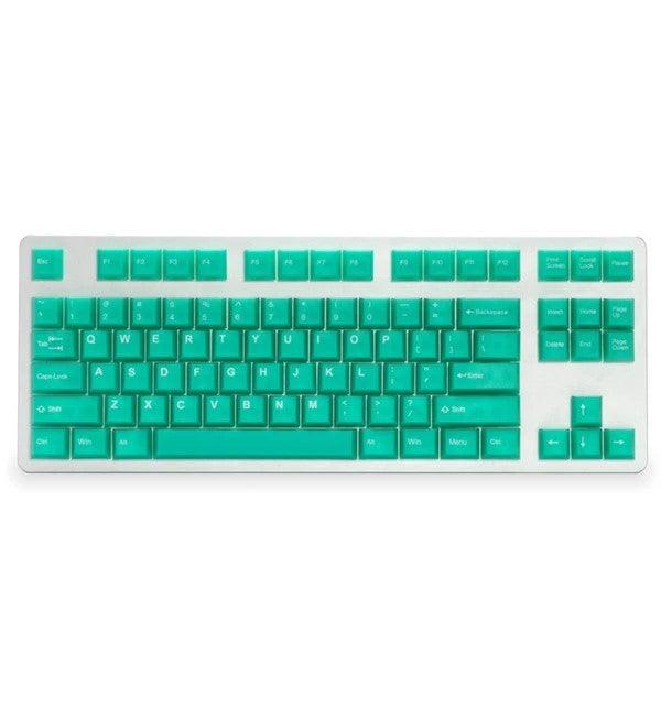 TAI-HAO ABS DOUBLE SHOT CUBIC JELLY JADE 152 KEYCAPS