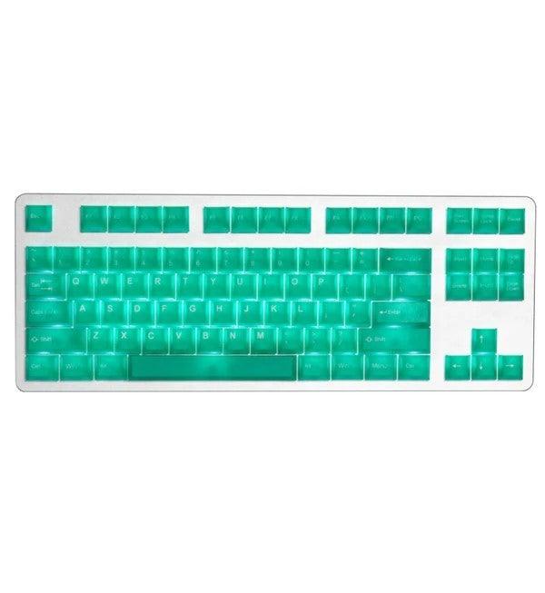 TAI-HAO ABS DOUBLE SHOT CUBIC JELLY JADE 152 KEYCAPS