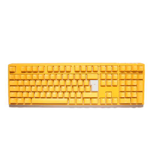 Ducky One 3 Yellow UK ISO RGB Cherry MX Silent Red