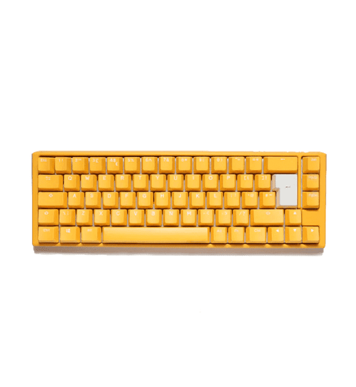 Ducky One 3 SF Yellow UK ISO 65% RGB Cherry MX Clear