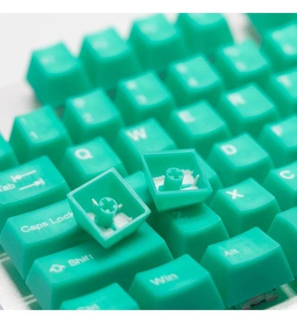 TAI-HAO ABS DOUBLE SHOT CUBIC JELLY JADE 152 KEYCAPS