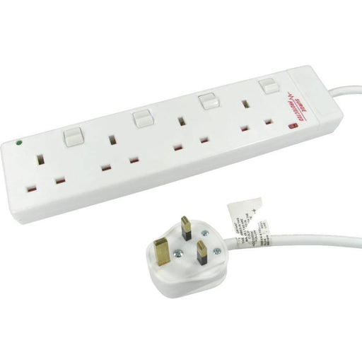 NEWLINK 2M 4WAY SURGE PROTECTOR SWITCHED