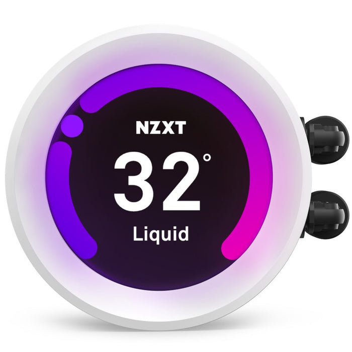 NZXT Kraken Z53 White RGB LCD 240mm All-In-One Liquid Cooler