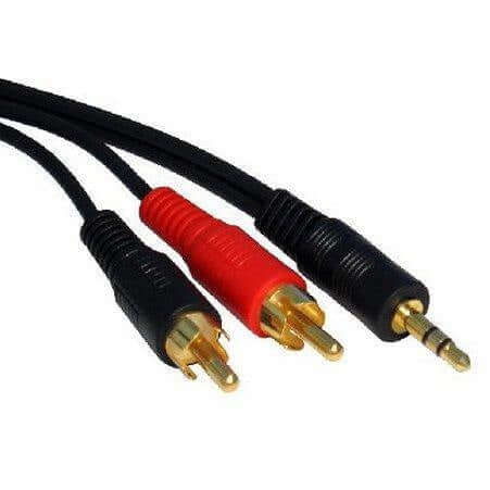 1.2 METRE STEREO JACK - TWIN RCA CABLE