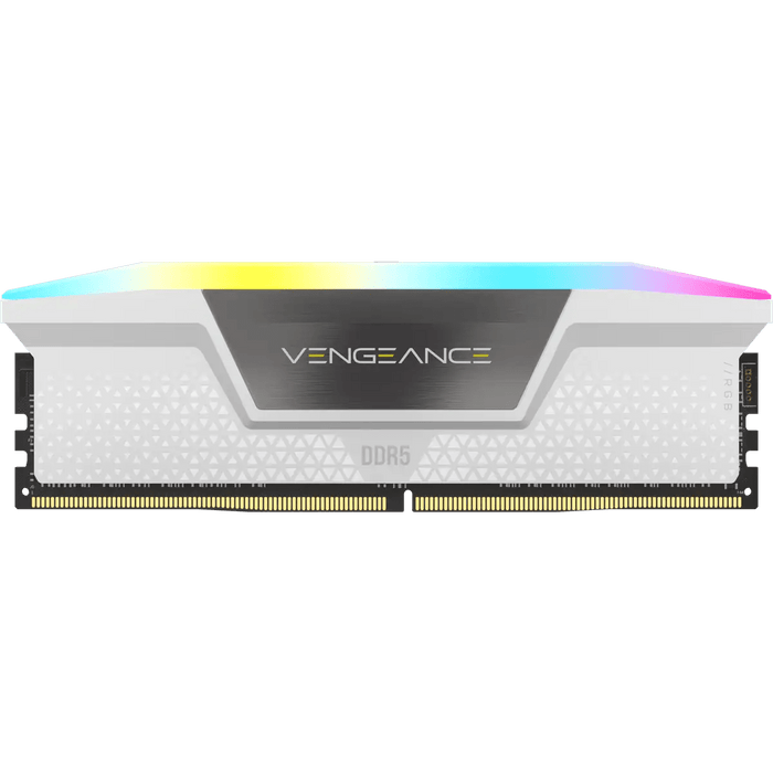 32GB (2x16GB) DDR5 5200MHz CL40 Corsair Vengeance White RGB RAM