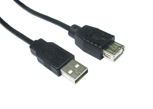 1.8 METRE USB2.0 EXTENSION CABLE BLACK