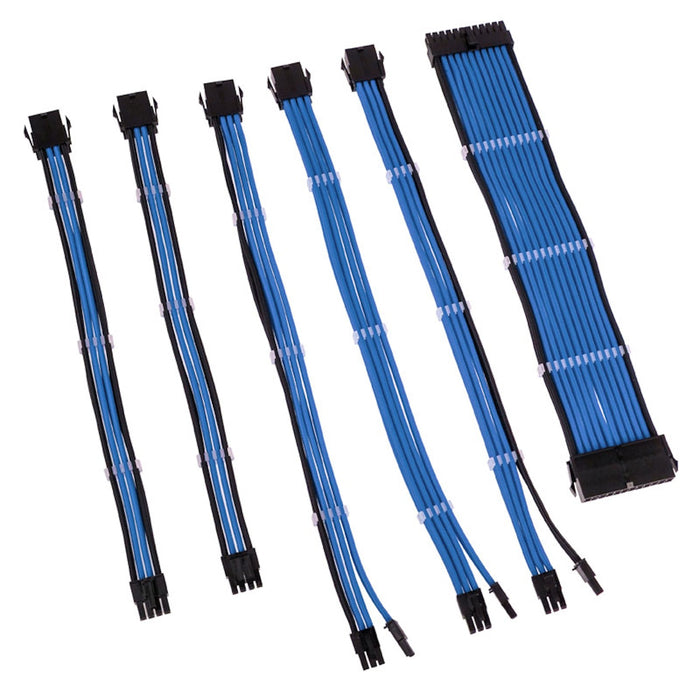 Kolink Core Adept Braided Cable Extension Kit Regal Blue